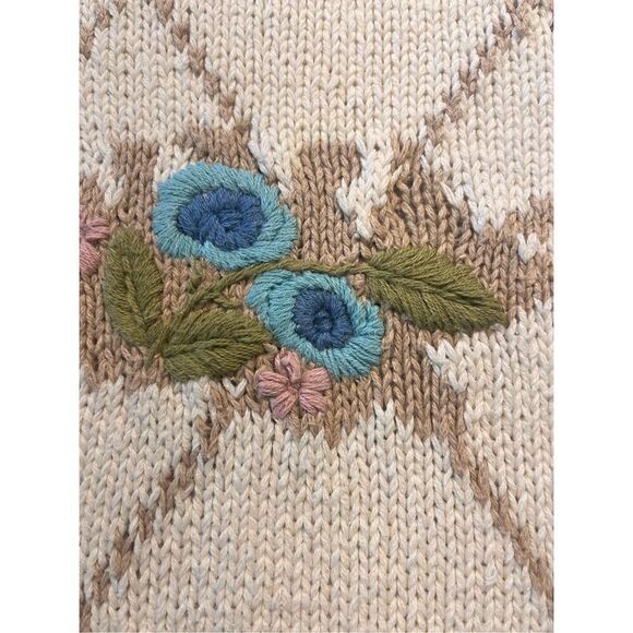 Vintage sweater by Basket of Yarn sz Medium - Picture 5 of 6